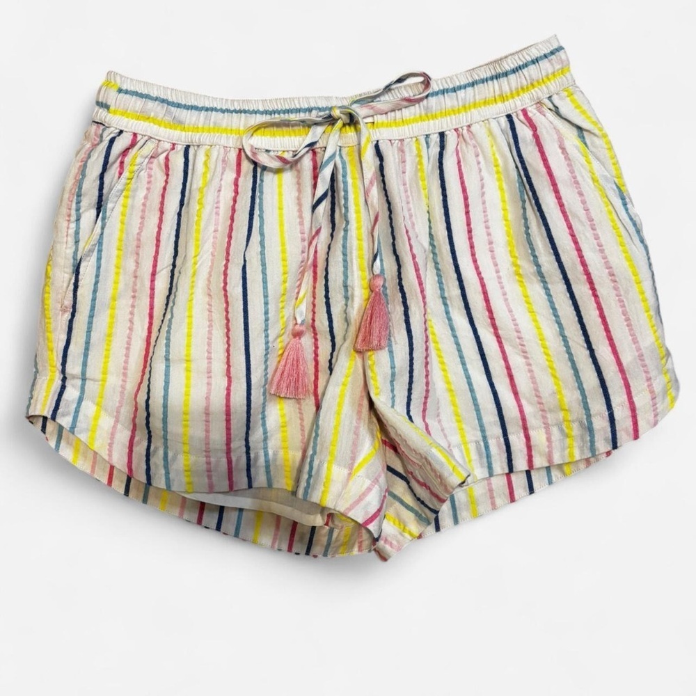 NWT Vineyard Vines Multicolor Stripe Seersucker Pull-On Shorts Size XS